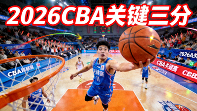 2026年CBA篮球联赛精彩瞬间视频缩略图，球员命中关键三分