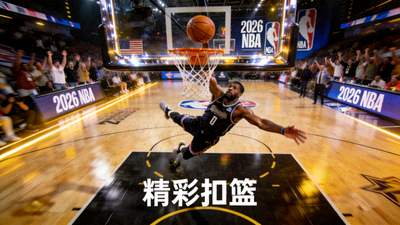 2026年NBA篮球赛精彩扣篮视频缩略图，球员完成高难度暴扣
